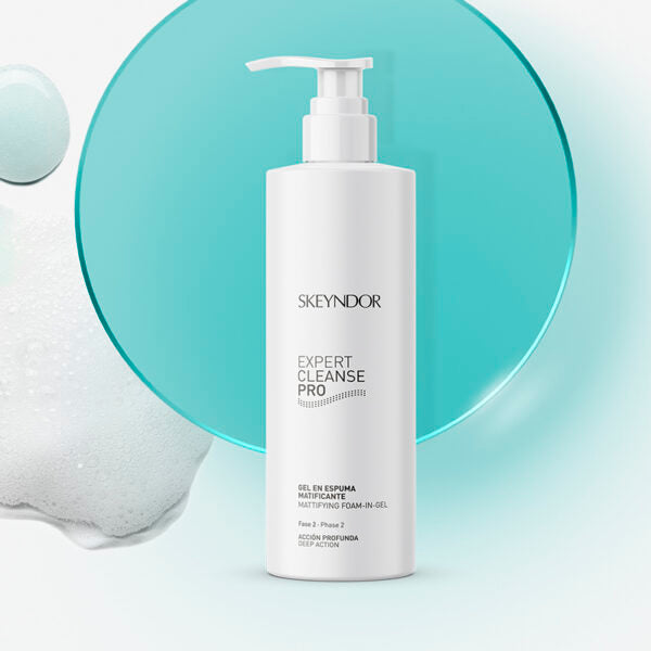 Gel en espuma matificante- Expert Cleanse Pro