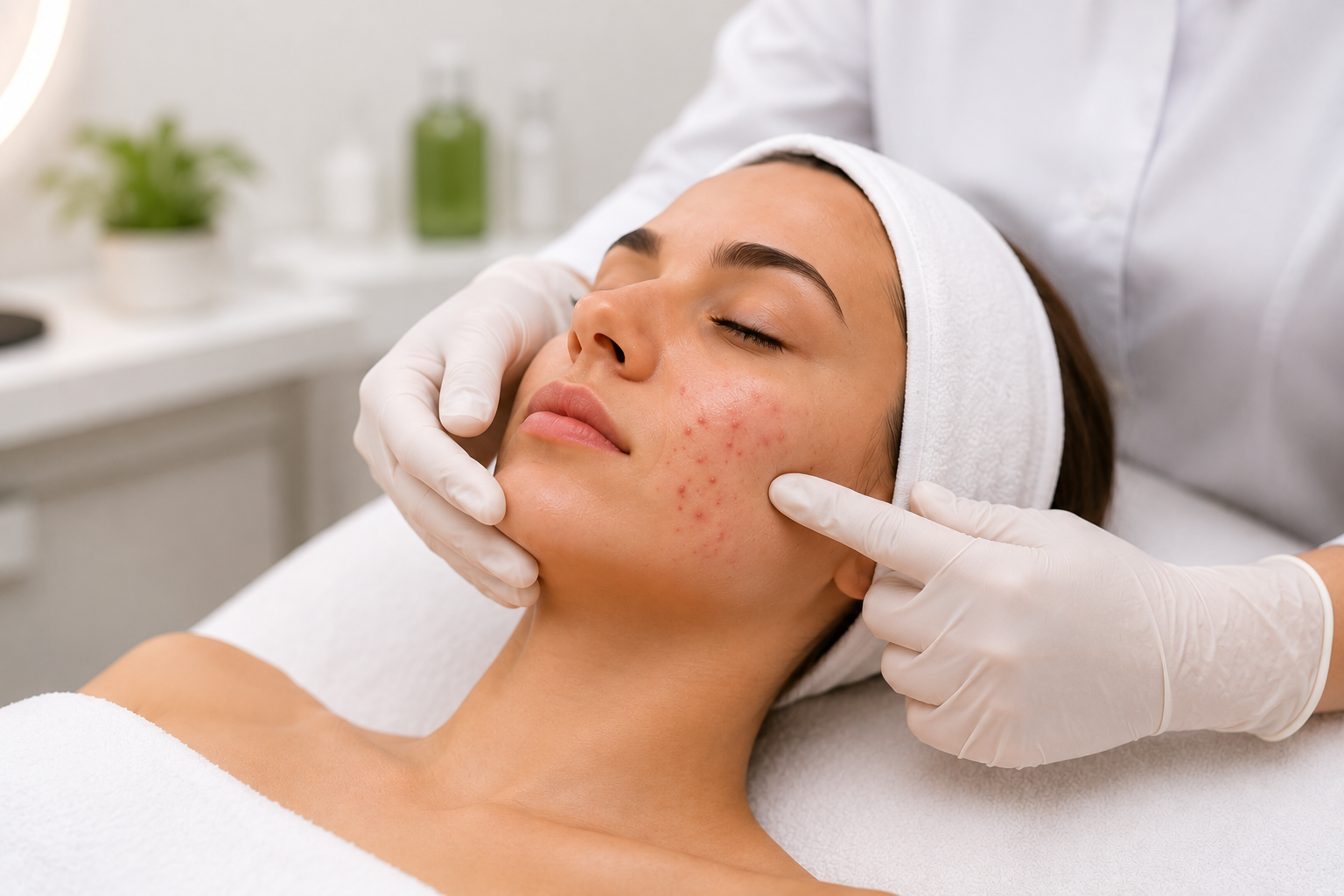 Tratamiento facial persoanlizado para piel con tendencia al acné.