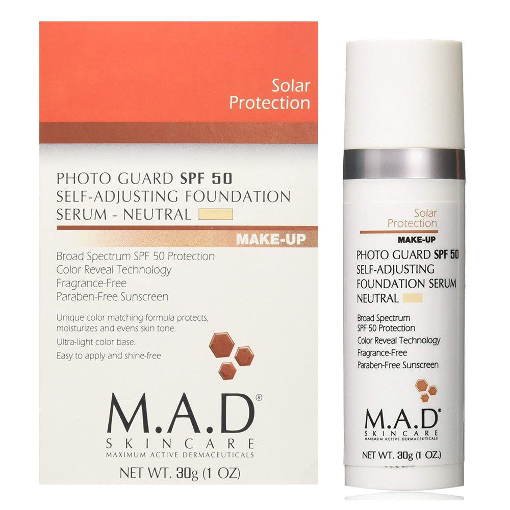 MAD Photo Guard SPF 50 Self-Adjusting Foundation Serum- NEAUTRAL