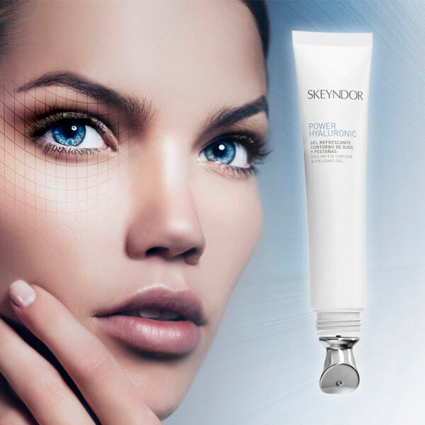 Gel refrescante contorno de ojos y pestañas- Power Hyaluronic