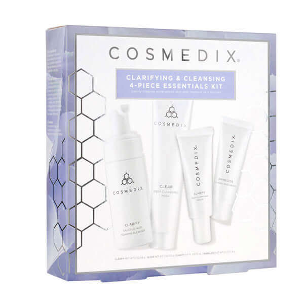COSMEDIX Clarifying and Cleansing 4-piece skincare starter kit