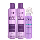 Kit Plastica dos Fios Shampoo Conditioner Liso Mágico Post-SealingTreatment- Home Care